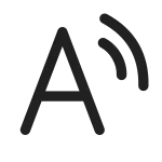 Read Aloud SVG Icon